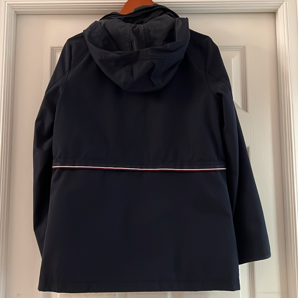 Tommy Hilfiger Navy Utility Barn Hooded Jacket - Picture 6 of 11